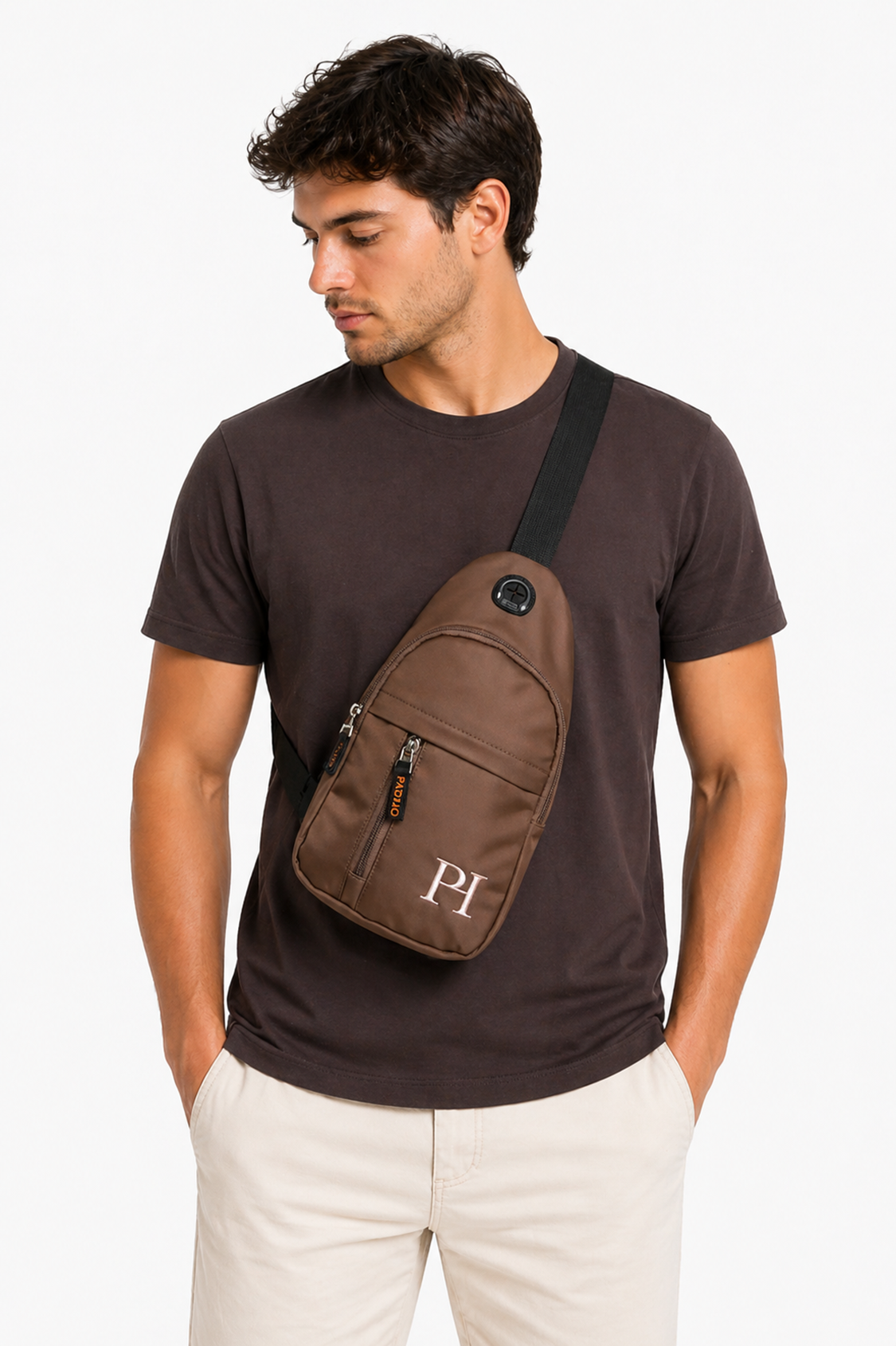 PADIJO Sling Bag – Father & Son Matching Set (Brown)