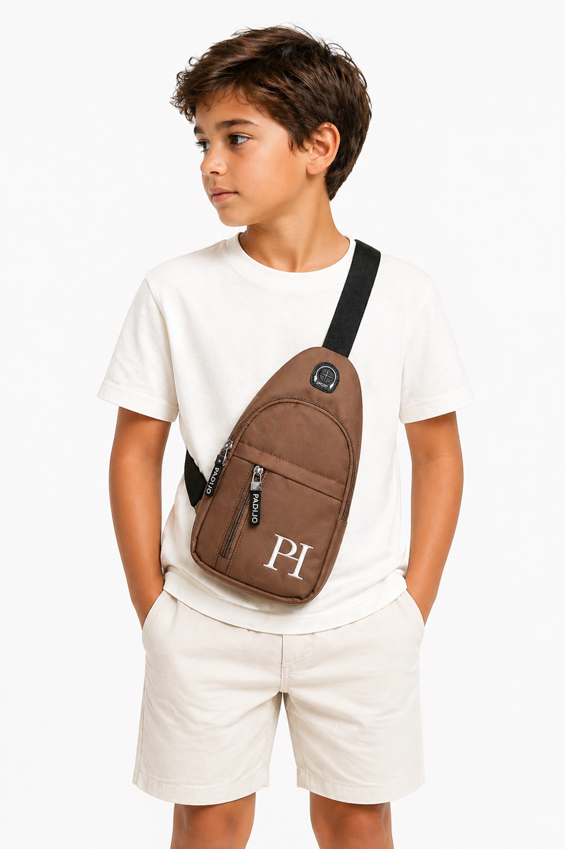 PADIJO Sling Bag – Father & Son Matching Set (Brown)