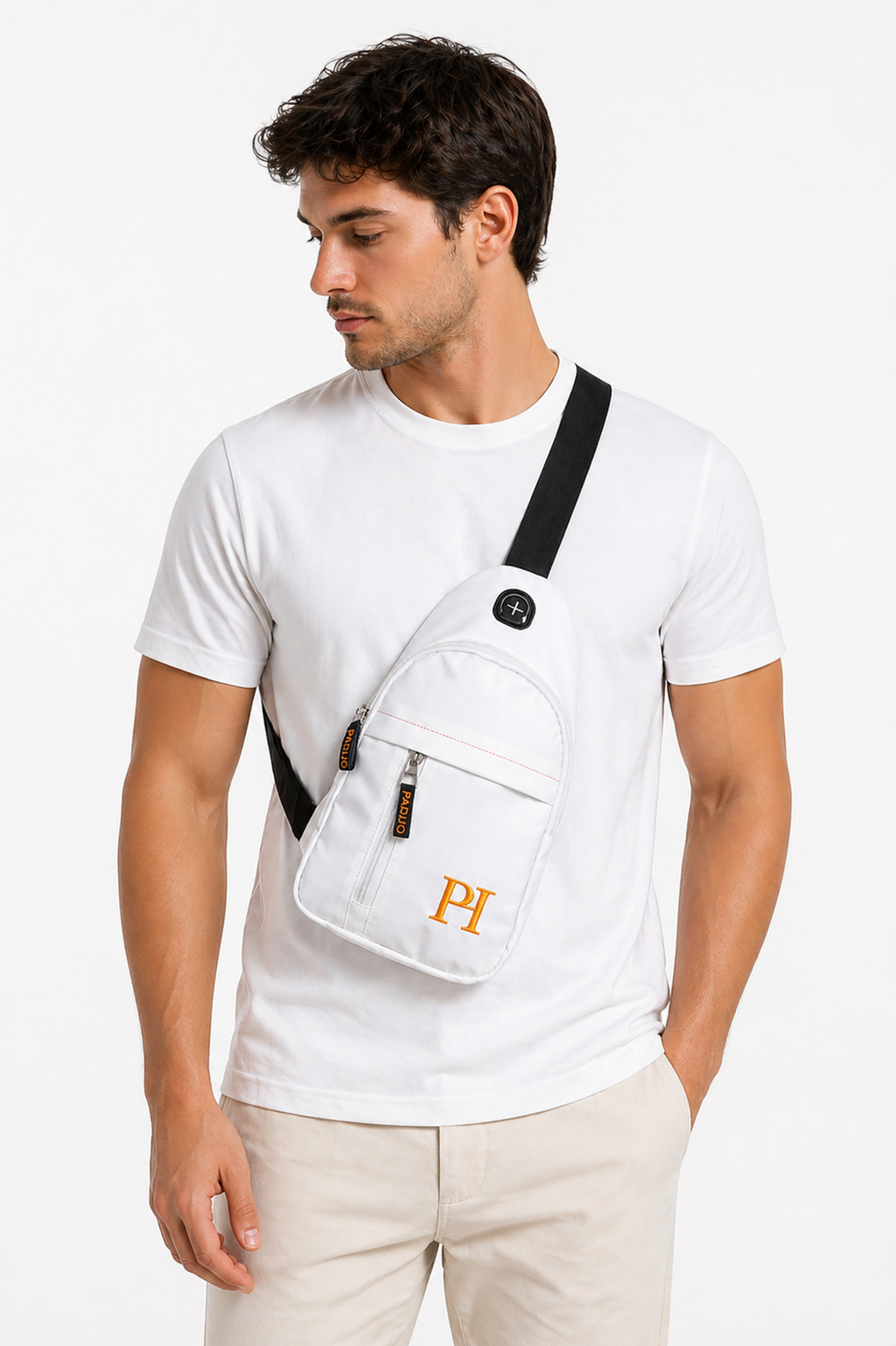PADIJO Sling Bag – Father & Son Matching Set (White)