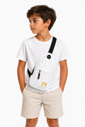 PADIJO Sling Bag – Father & Son Matching Set (White)